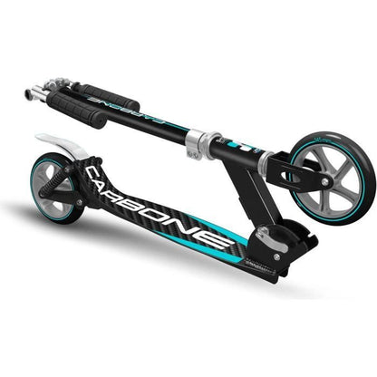 Adjustable folding scooter with double suspensions 145mm - SKIDS CONTROL CARBON - JK525145