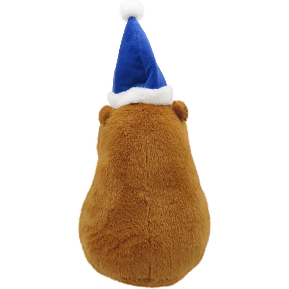 Real Madrid capibara teddy santa hat 35cm