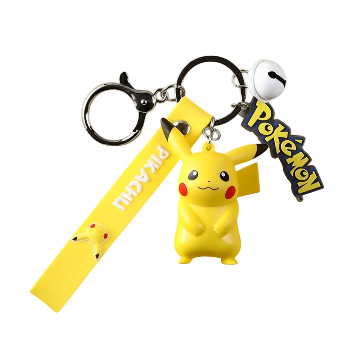 Pokemon 3D Figural Keychain With Printed Strap | Pikachu