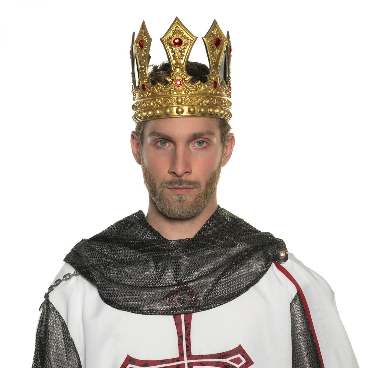 King's Gold Adjustable Foam Crown Adult Costume Accessory