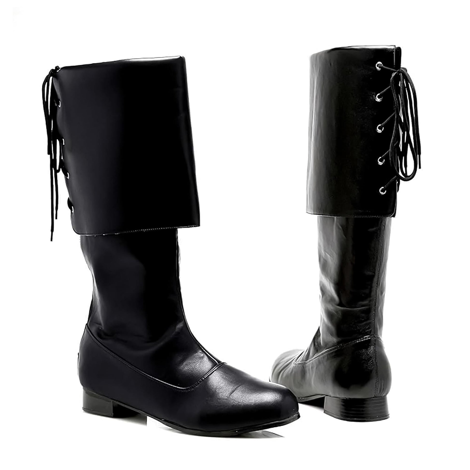 Sparrow Black Pirate Mens Costume Boots Size Large 12-13