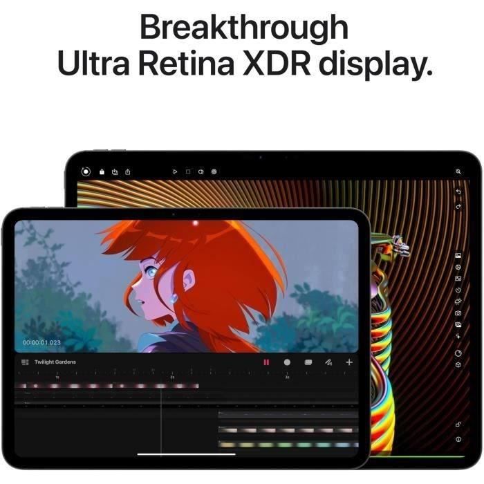 Apple - iPad Pro (2024) - 11 - WiFi + Cellular - 256 GB - Space Black