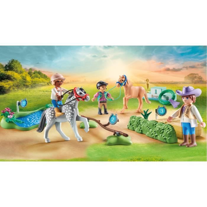 PLAYMOBIL 71495 Pony Riders and Show Jumping