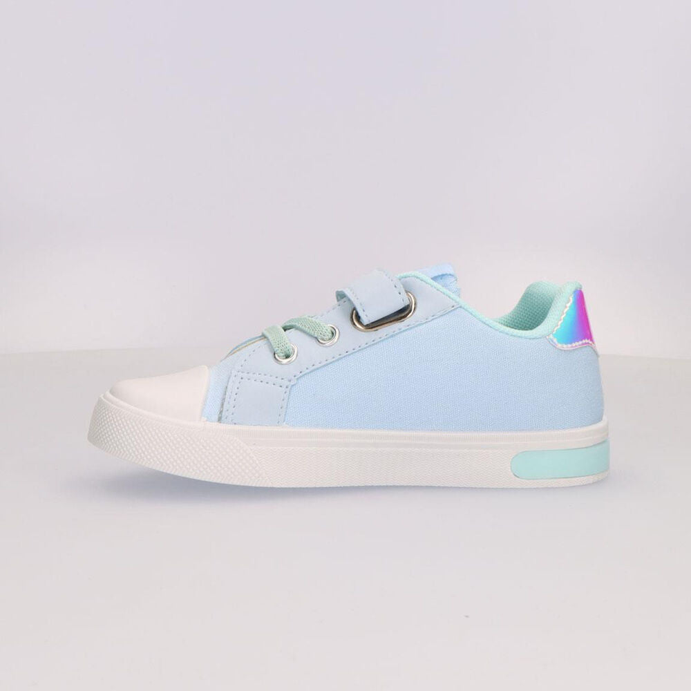 Disney Frozen canvas trainers with ligths