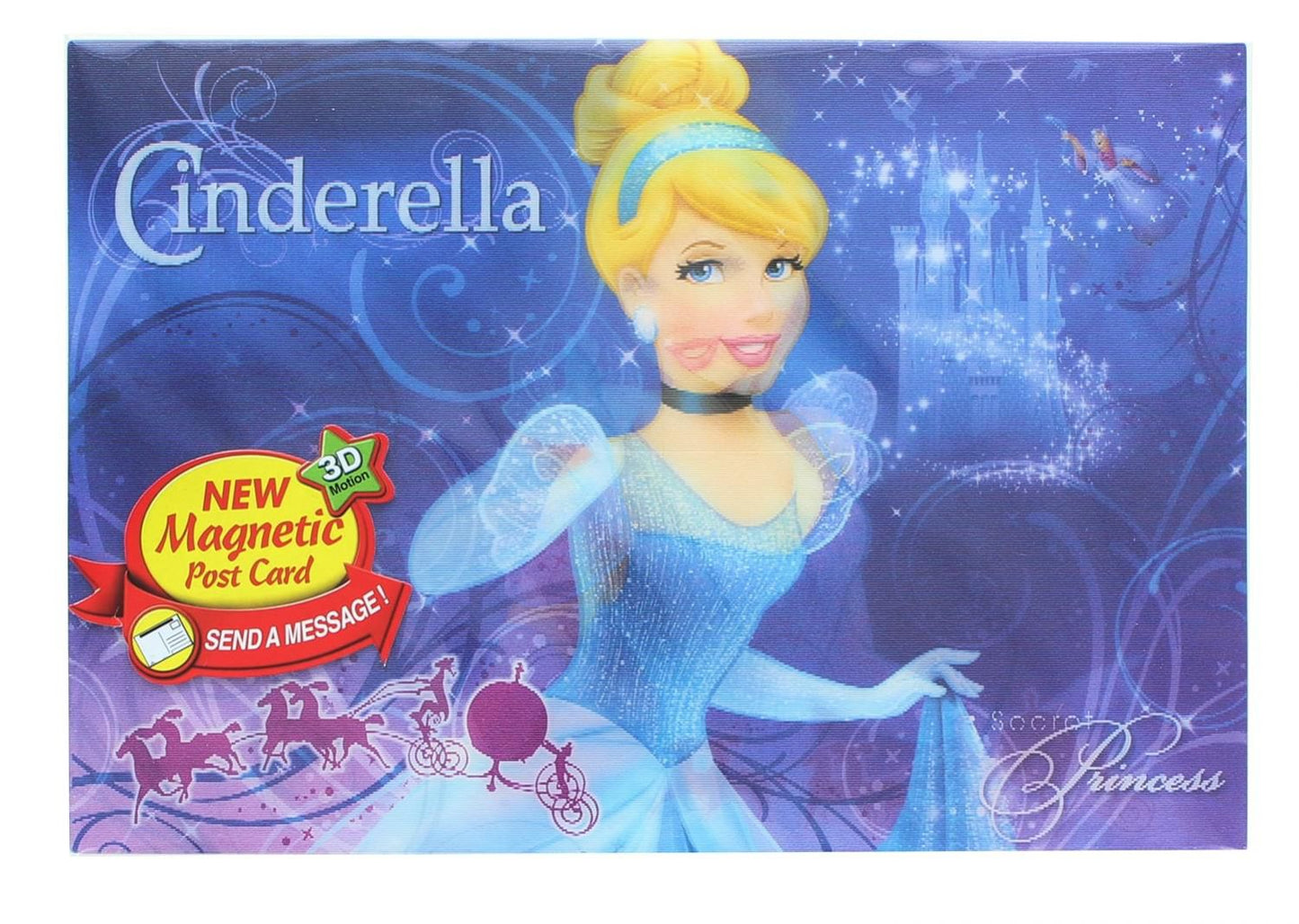 Disney Cinderella 3D Motion Picture Card Magnet