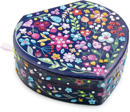 Sycomore - Heart jewelry box Dimensions: 20 x 6 x 18.5 cm to personalize