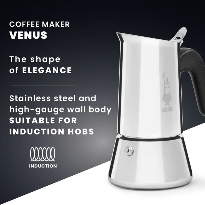 Italian Coffee Maker - BIALETTI - 0007255/CNNP - Steel