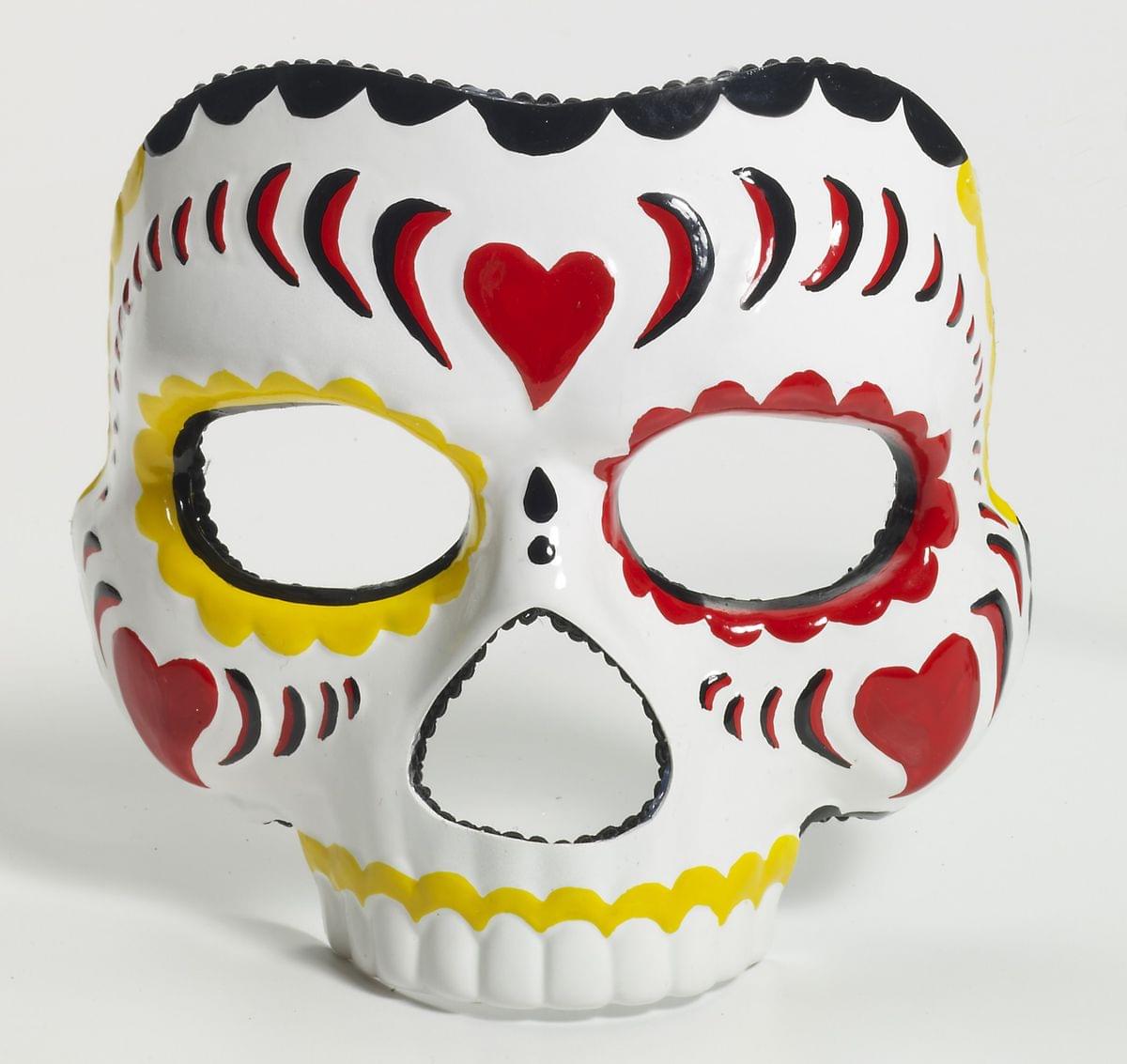 Day of the Dead Female Costume Mask Adult One Size