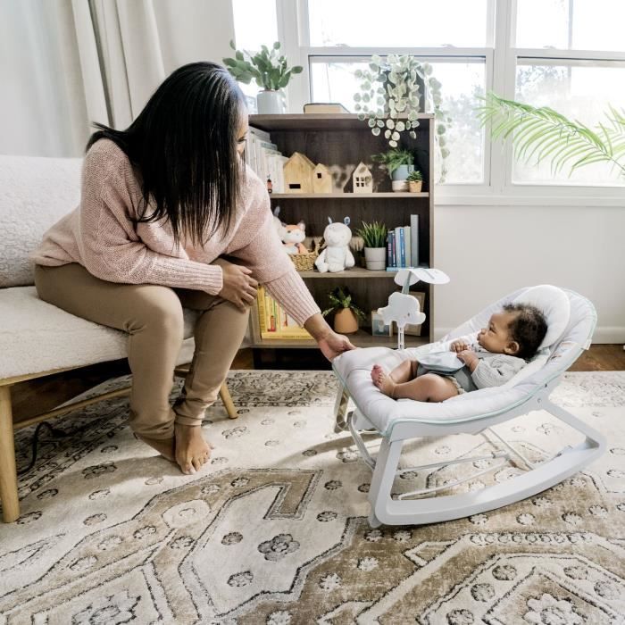 INGENUITY Bouncer 3in1 Keep Cozy - Weaver, Soothing Vibrations, 2 Recline Positions, Up to 18 kilos
