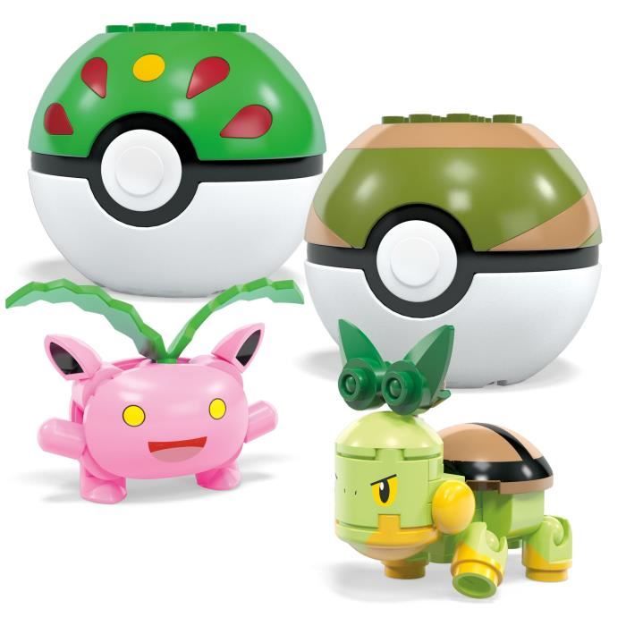 MEGA Pokémon - Grass-type Pokémon Trainer - Building Set HWR77