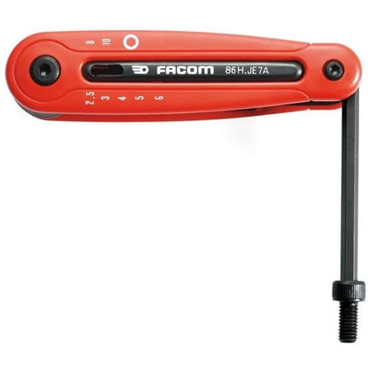 FACOM Set of 7 male keys