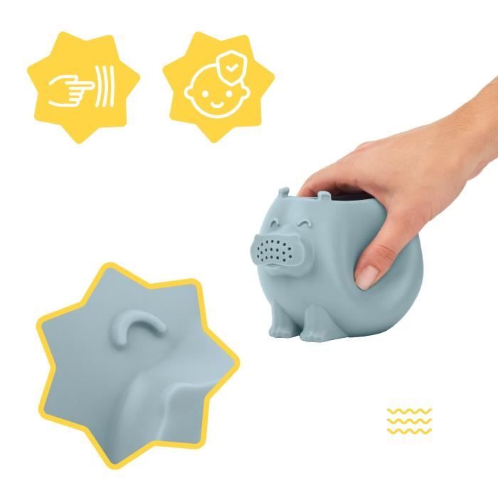 Badabulle Silicone Watering Can - Toy for Bath, Beach, Outdoors