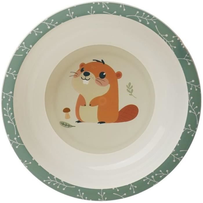 My first microwave meal set - THERMOBABY - Castor - Plate, bowl, cup