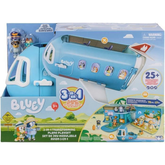 Bluey's Plane - BLUEY - Transformable playset with figures and accessories