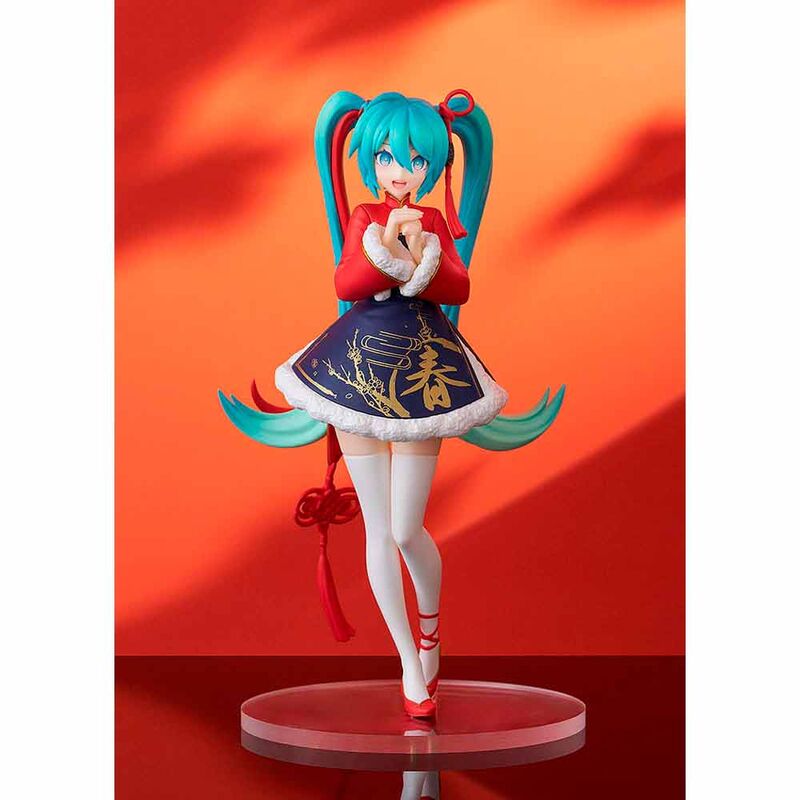 Hatsune Miku Character Vocal Series Hatsune Miku Sourxuan Chinese New Year Pop up Parade figure 17cm