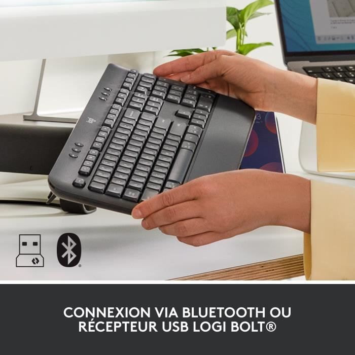 Logitech - Wireless keyboard - Entremonomic Entremoire with T -heads -Signature K650 - Graphite