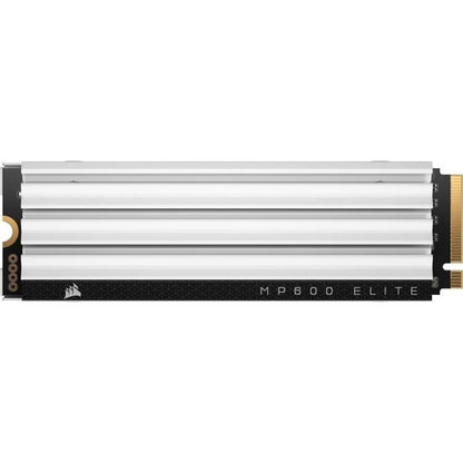 Internal SSD - CORSAIR - MP600 ELITE 1TB Gen4 PCIe x4 NVMe M.2 SSD Optimized for PS5 with LP Heatsink - White