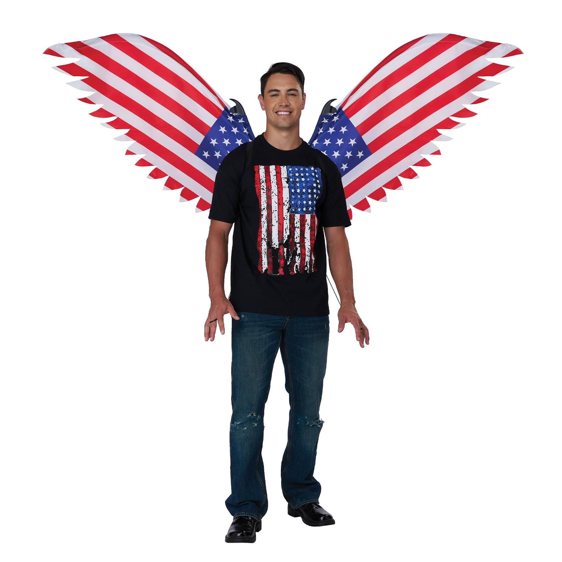 4th of July Patriot Costume Wings | One Size Fits Most