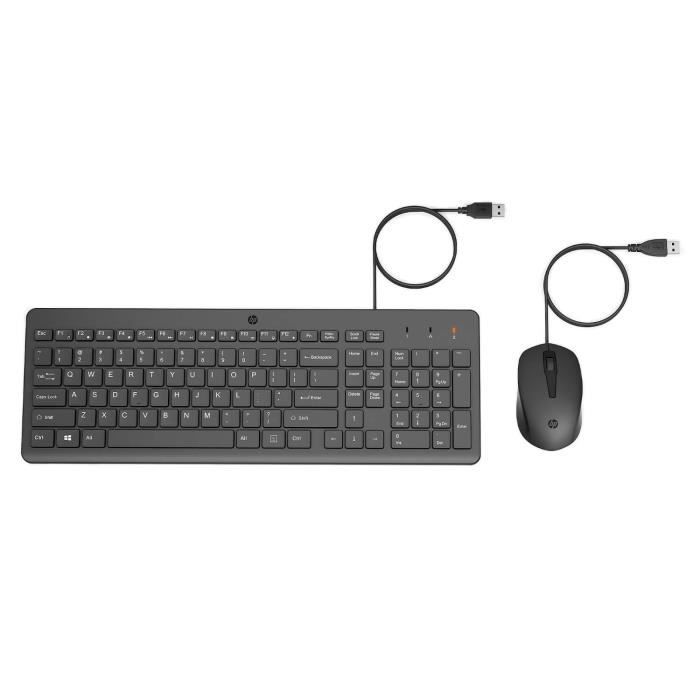 HP 150 Wired Keyboard Mouse Set - AZERTY