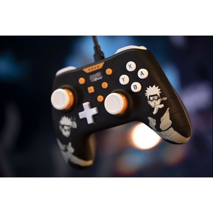 Gamepad - KONIX - Naruto - Black - Switch