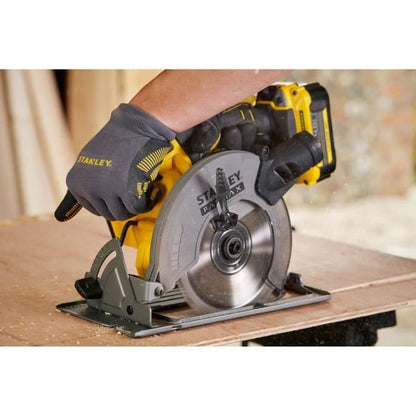 165mm Circular Saw - 18V - 16mm Bore, 4000 rpm - V20 Range - STANLEY FATMAX, SFMCS500M1S-QW