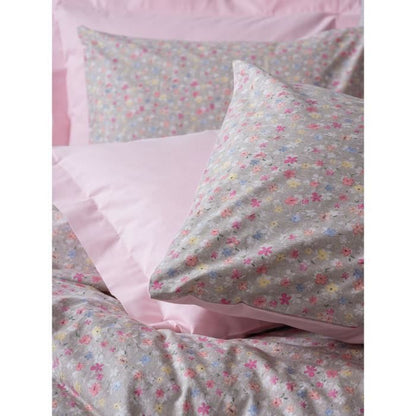 Bedding set - 1 duvet cover 220 x 240 cm + 2 pillowcases 60 x 60 cm - 100% cotton - Pink