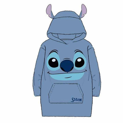 Disney Stitch oversize sweatshirt coat adult coral