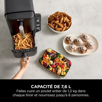 Oil-free fryer - NINJA - SL300EU - Double Stack - 7.6 l