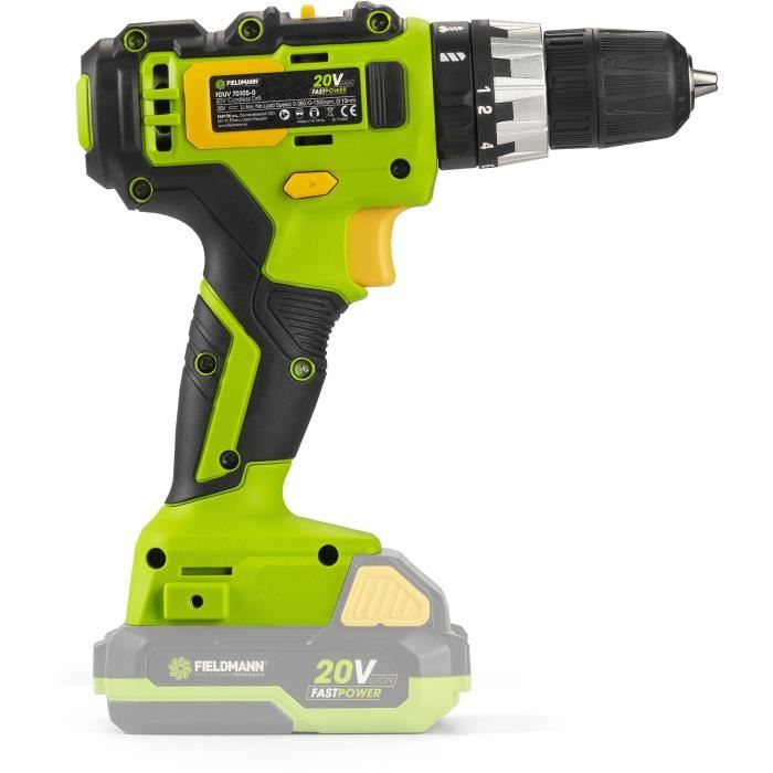 Cordless impact drill - FIELDMANN - 20V - 35 Nm - Battery and charger not included