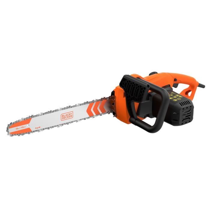 Corded Chainsaw - BLACK+DECKER - BECS2245-QS - 2200W - 45 cm - Tool-free chain tensioner