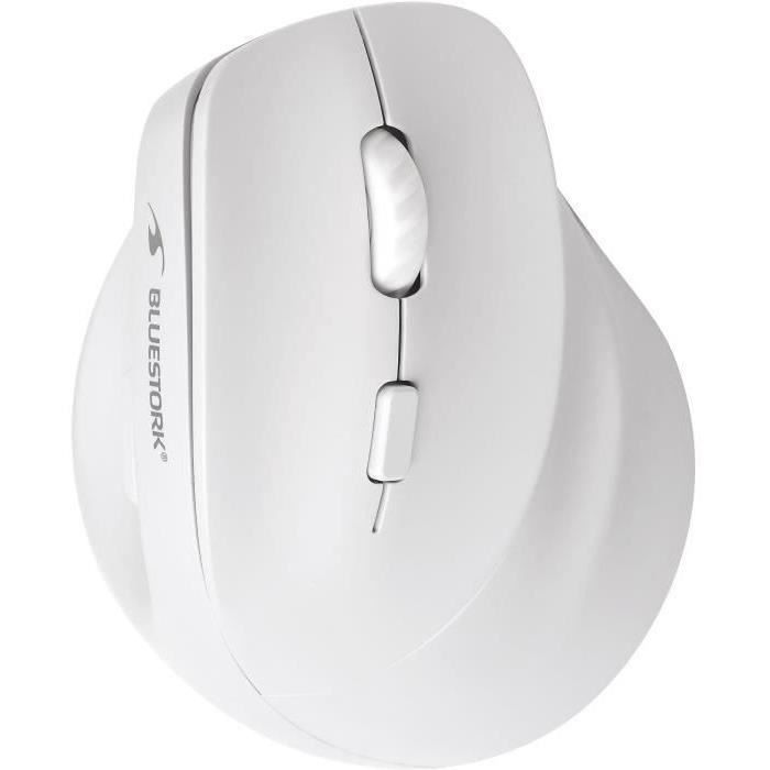 Wireless Ergonomic Mouse - BLUESTORK - ERGO - Luminous - PC/MAC - Black