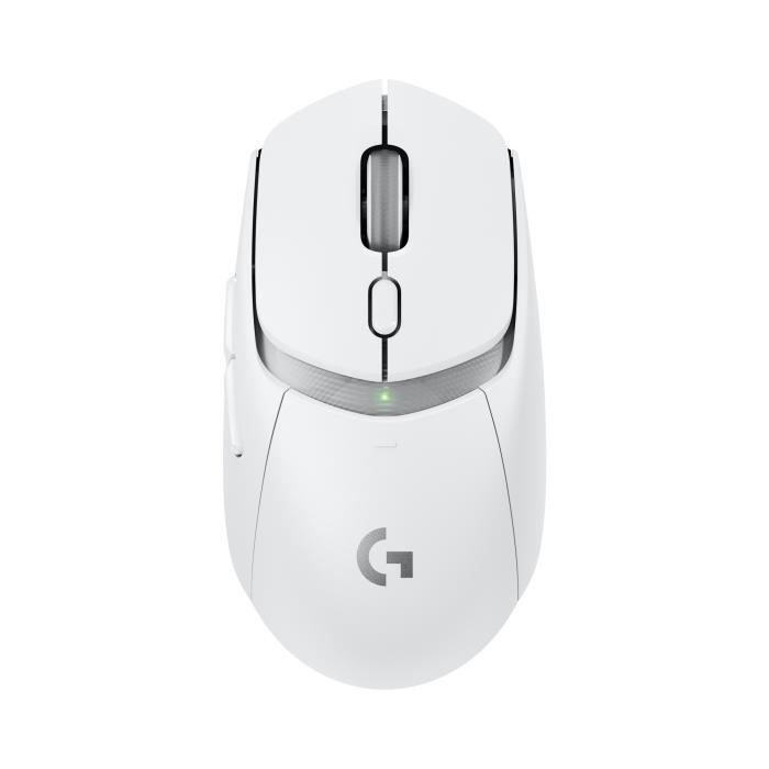 Logitech G309 LIGHTSPEED Wireless Mouse, Lightweight, LIGHTFORCE Hybrid Switches, HERO 25K Sensor - White