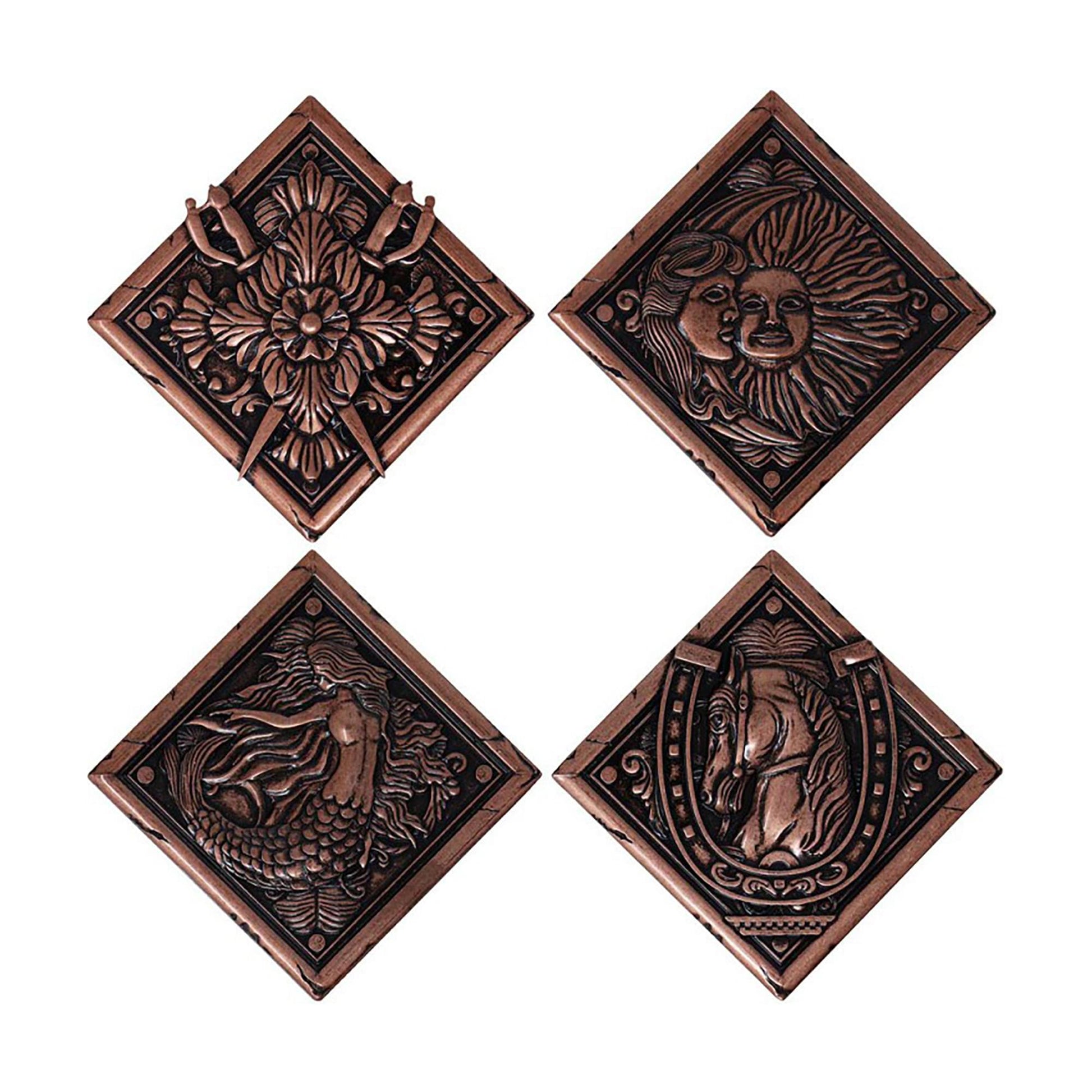 Resident Evil Village Replica House Crest Medallion Set