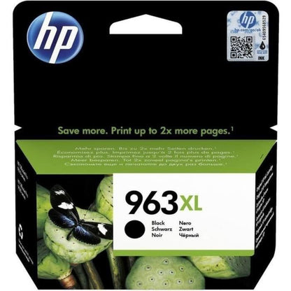 HP 963XL 3JA30AE, Genuine black ink cartridge, large capacity for HP OfficeJet Pro 9010/9020 All-in-One printers
