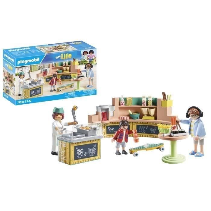 PLAYMOBIL 71538 Fast Food Stand, My Life, 54 pieces, Ages 5 and up