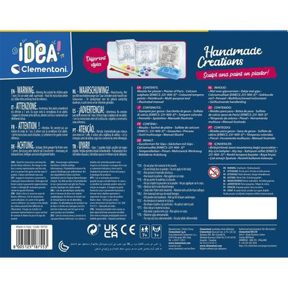 Clementoni - Create Creation of plaster animals - Creative leisure - Made in Italy