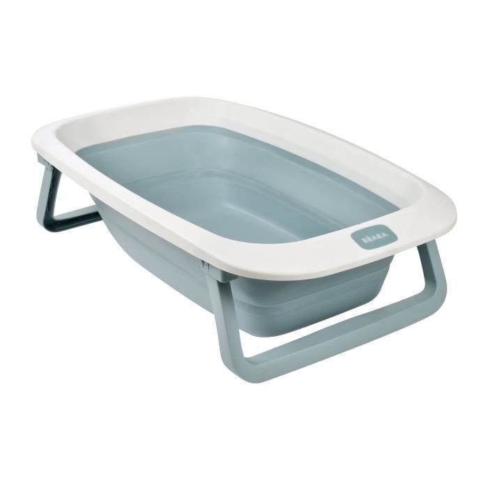 BEABA, Foldable bathtub - 920403 - Eazy Pop Camélé'O bathtub - Baltic blue