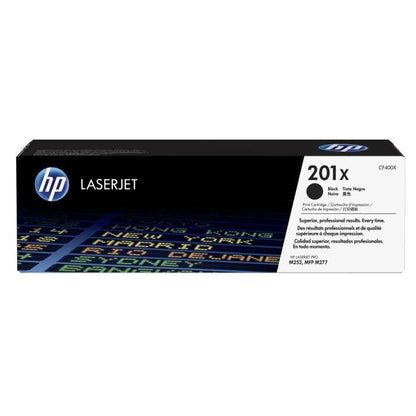 HP 201X Genuine Black LaserJet Toner Large Capacity (CF400X) for HP Color LaserJet Pro M252 / M274 / M277