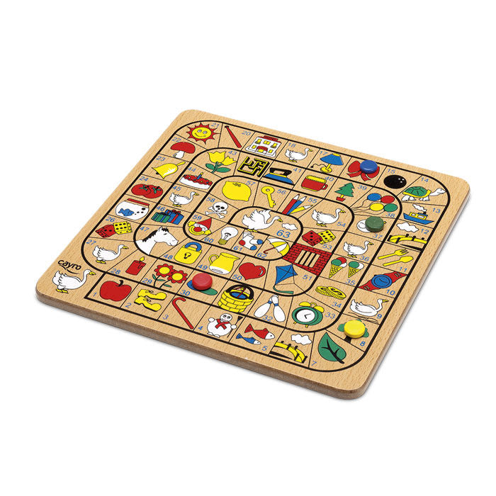 Wood Parcheesi Goose