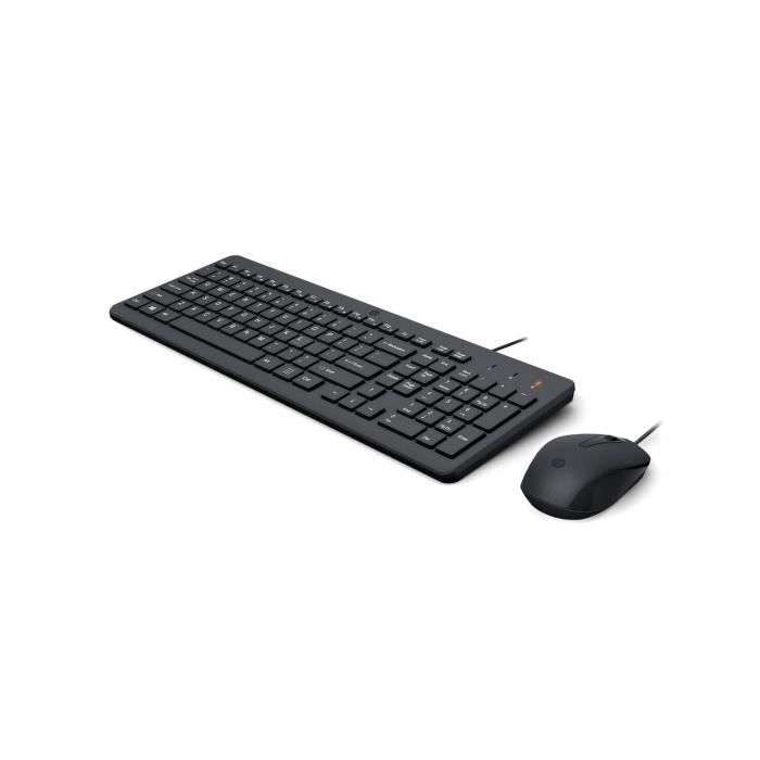 HP 150 Wired Keyboard Mouse Set - AZERTY