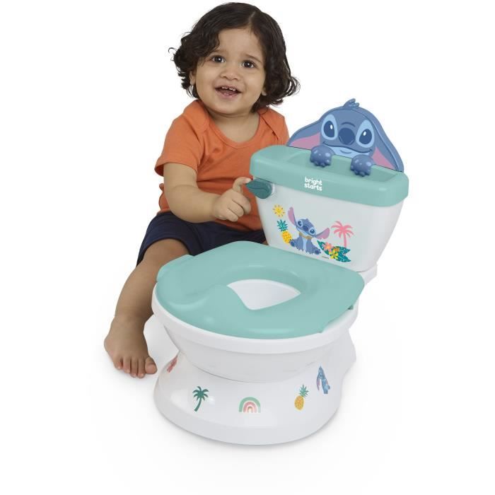 DISNEY BABY - STITCH - Mini toilet with toilet seat reducer included, 2 in 1, Removable potty easy to clean