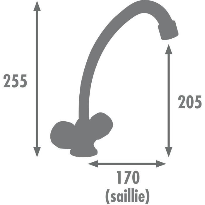 Edouard Rousseau - KONFORT Sink Mixer - Chrome