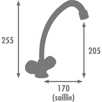 Edouard Rousseau - KONFORT Sink Mixer - Chrome
