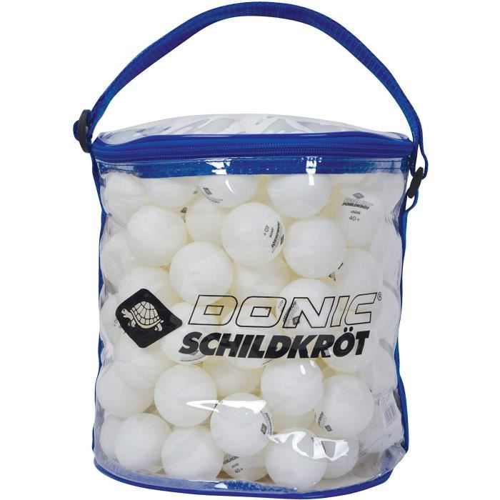 Table tennis balls - SCHILDKRÖT - JADE POLY 40+ - white -144 pcs.