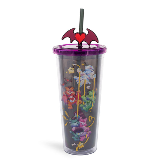Care Bears x Universal Monsters 24-Ounce Carnival Cup With Lid and Straw Topper