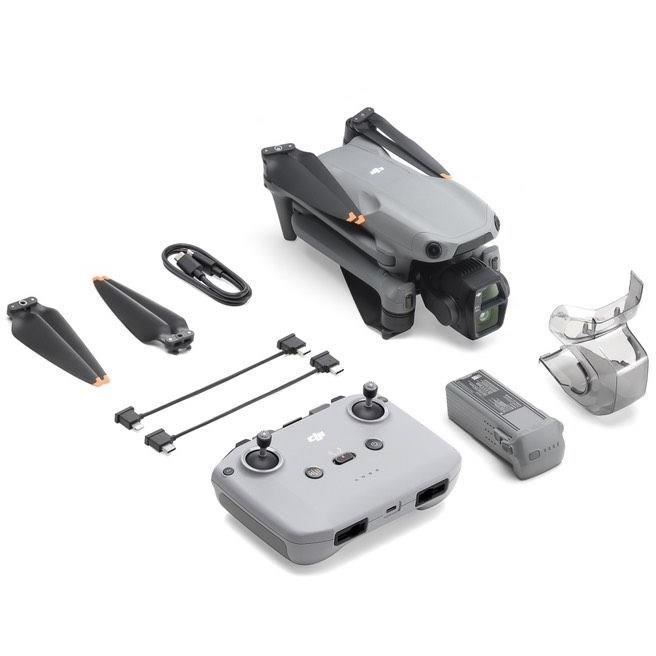 Drone - DJI - Air 3S (- DJI - RC-N3) - Dual 1 CMOS Camera and 70mm Telecamera - 14 Stops of Dynamic Range - Intelligent RTH