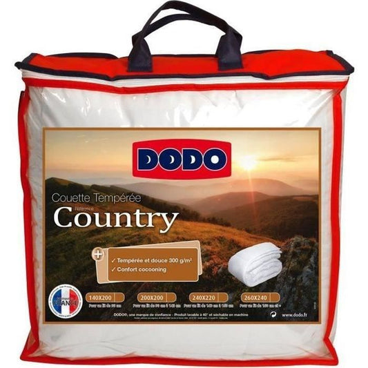Country temperate dodo - 200 x 200 cm - White