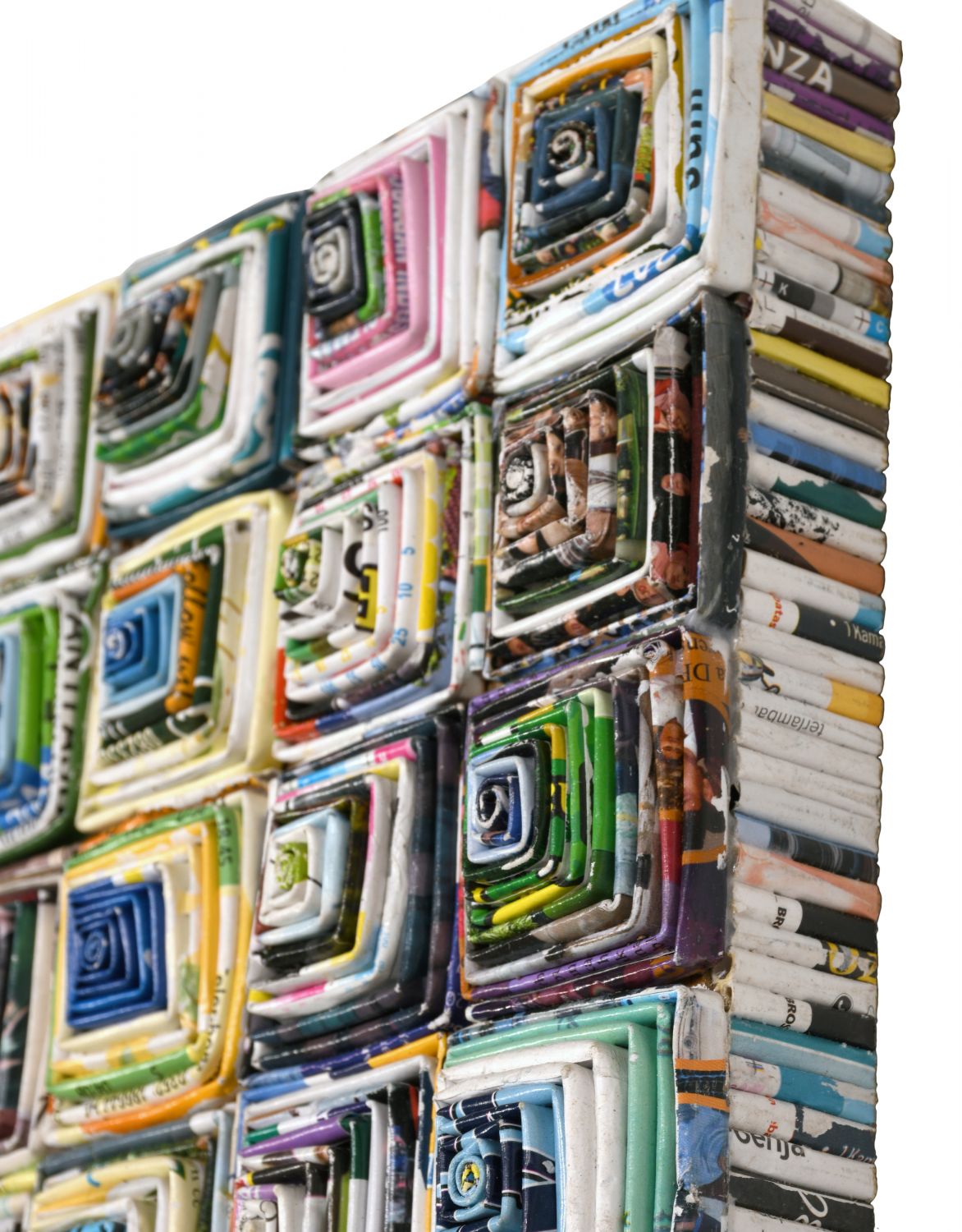 quilled Mastaba Wall Art 40 X 40 Inches