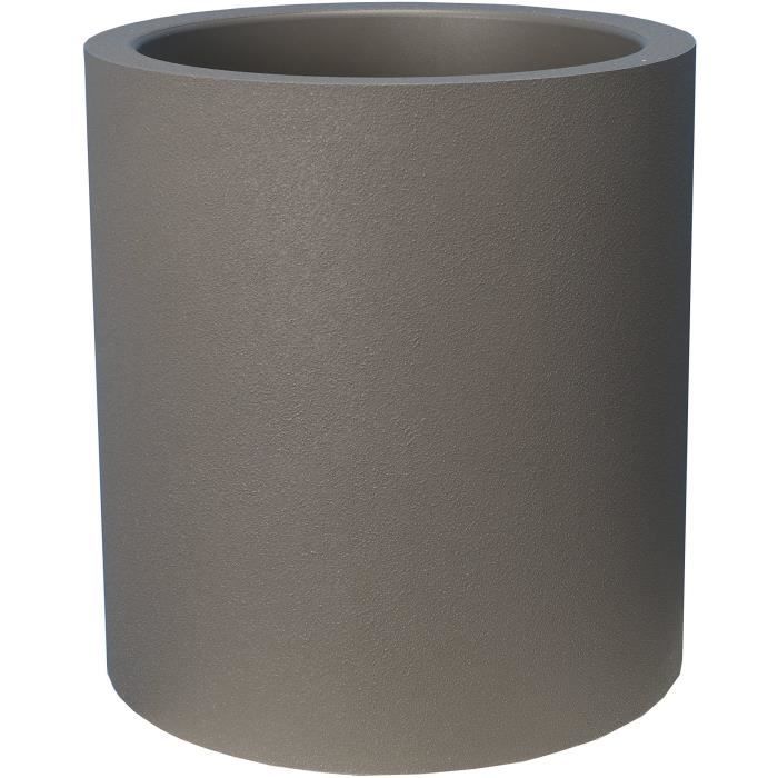 GRANITE CONTAINER ROUND 40 GRAY