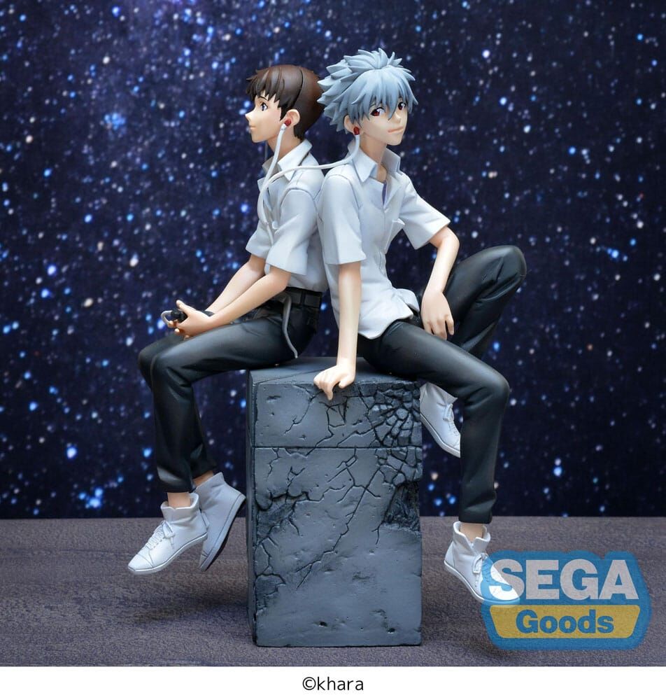 Rebuild of Evangelion Kaworu Version Shinji & Kaworu Luminasta figure 17cm